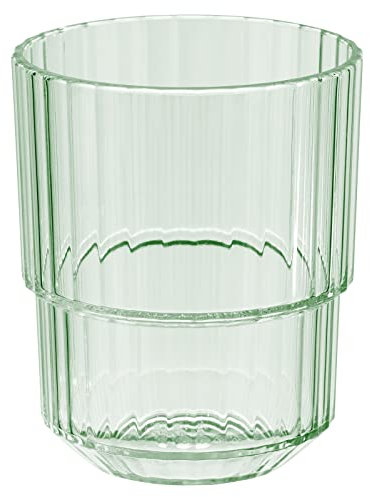 APS Linea Gobelet en plastique Tritan de qualité supérieure, 0,15 l, sans BPA, empilable, incassable, réutilisable et lavable au lave-vaisselle, 150 ml, vert clair