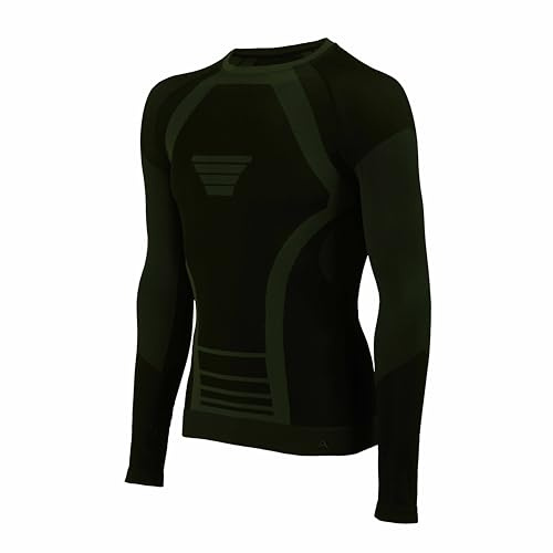Risalti Maglia Termica Uomo e Donna Extreme Unisex - Intimo Termico Manica Lunga Traspirante, Abbigliamento Termico Tecnico Invernale Senza Cuciture - Made in Italy