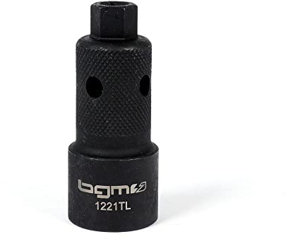 BGM PRO Zündkerzenschlüssel SW 21mm universal kompatibel mit Roller, Mofa | Mit Magnet, nur 65mm hoch, SW 13 Sechskant und 1/4 Antrieb; kompatibel mit Scooter, Mokick, Motorrad, Quad, ATV, Supermoto