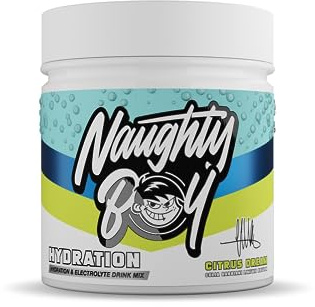 Naughty Boy Hydration Electrolyte Powder, Zero Sugar Hydration Drink Mix with Electrolytes & Creatine, 30 Servings, Citrus Dream
