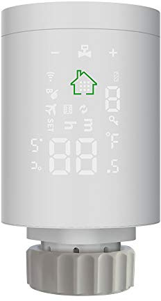 Vislone ZIGBEE3.0 Intelligenter Heizkörperaktor Programmierbarer Thermostatventil-Temperaturregler Sprachsteuerung über Alexa