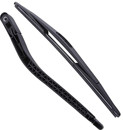 TKSE Scheibenwischer Set, Kunststoff Auto Heckscheibe Windschutzscheibe Scheibenwischerarm Schwarz Kompatibel Mit Vauxhall Opel Zafira A 1998–2005