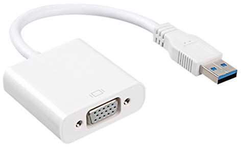 Convertitore cavo adattatore da USB a VGA multi-display scheda video esterna per PC, laptop, proiettori, convertitore