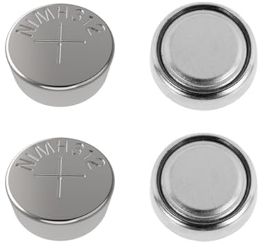 Wokyo 4 PCS 312 Rechargeable Batteries for Hearing Aids, maH15 312 Hearing Aids Batteries, 8 Hours for Non-Bluetooth Hearing aids Using (4pcs 312 Batteries)