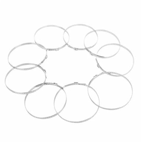 Arbre Transmission Kit 24 Colliers Serrage Réglables pour Soufflet Cardan Voiture Acier Inoxydable pour Arbre Transmission 25-50 Mm 50-120 Mm Kit Transmission