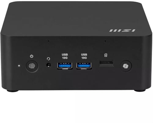 MSI CubiNUC AI+ Mini PC, Intel Core Ultra 9 288V, 32GB LPDDR5, 1TB SSD, Intel Arc Graphics, Thunderbolt 4, Wi-Fi 6E