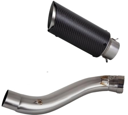 Motorcycle exhaust center pipe Motorcycle Glide Exhaust Pipe For CBR650R CB650R CBR650F CB650F 2014-2025 Muffler Connection Adapter Mid-Pipe