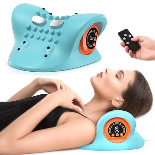 Masseur dos et Cervical,Appareil de Massage Shiatsu Électrique, Massage du Cou à Température Constante,Cadeaux Pour Maman, Papa, Femmes et Hommes