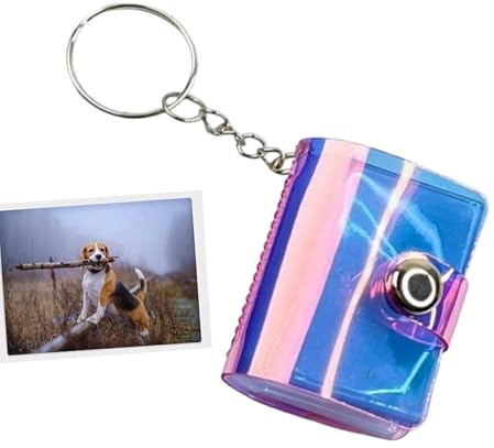 de álbum de fotos pequeño | portátil para almacenamiento de álbumes de recortes, pequeño para álbum de fotos, para bodas, cumpleaños, amistad, graduación, San Valentín, vacacio