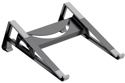 Rdxanc Quick Setups - Soporte para portátil de doble modo lateral y vertical para posturas ergonómicas, construcción de silicona ABS, soporte antideslizante para laptop