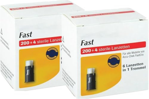 FastClix Sterile Lanzetten, 204 Stück, 2 Stück
