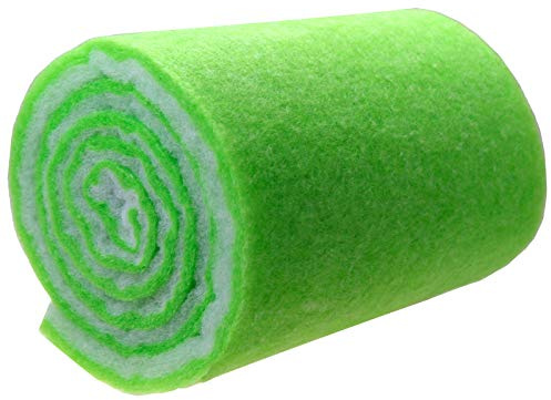 AQUANEAT Aquarium Filter Media Pad Dual Density Bonded Filter Floss Roll Cut to Fit for Fish Tank Canister Filter 72 x 12” x 3/4-1”