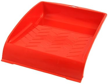 Bac à peinture Metallpulver 24 Rouge Rectangulaire en Plastique 33 x 33 cm