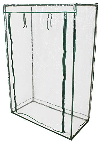 ARTECSIS Foliengewächshaus B100xH150xT50 cm Tomatengewächshaus mit transparenter Plane für Gemüse, Obst, Blumen, Kräuter