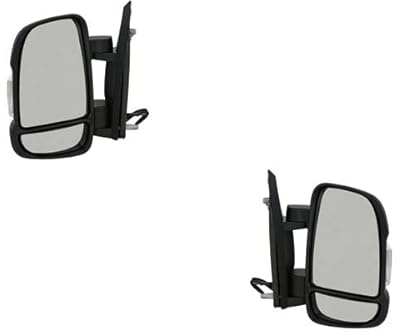 Johns, Außenspiegel Spiegel passend für Fiat Ducato 250 251 07/06- Set Lin. Re. schwarz
