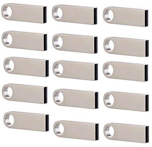 lcwamy 16GB Mini Thumb Drive 100 Pack Flash Drives 100 Pack Mini USB Drive Mini USB Flash Drives 100 Pack Memoria USB Jump Drive USB Flash Drive
