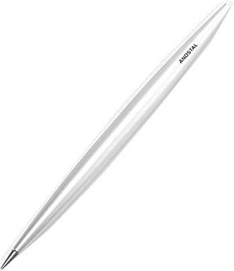 Everlasting Metal Magic Inkless Pen - Creative Permanent Reusable Infinitely Pen for Home Office School Gift (Silver)