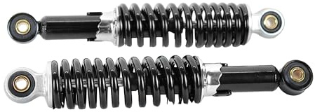 Stoßdämpfer Federbeine 260mm hydraulisch M8 Simson KR51, SR4-1, SR4-2, 5-fach verstellbar Tuning Tieferlegungs-Set