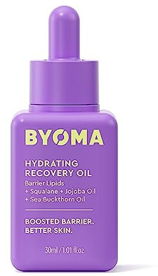 BYOMA Hydrating Recovery Oil (30ml) Nourishes, Brightens and Balances Skin without Clogging Pores - Barrier Repair Facial Oil