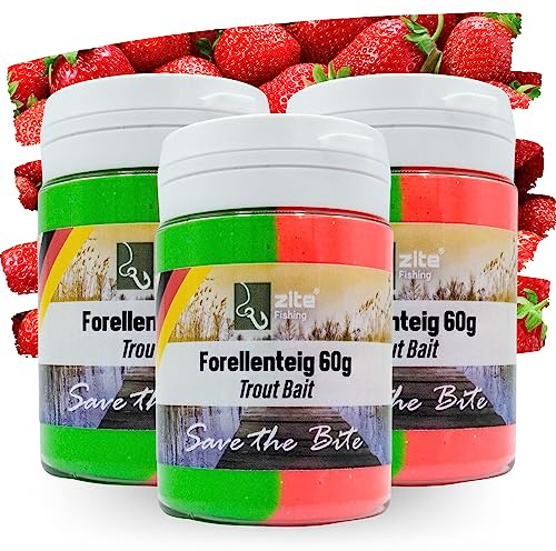 Zite Fishing Forellenpasten-Set – 3x60g Special Edition – Forellenteig als Köder-Set fürs Forellenangeln