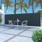Vopese Toldo Lateral retráctil, Pantalla Grande, Ajustable hasta 500 cm, poliéster Resistente, para jardín, balcón, Exterior