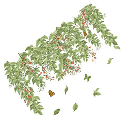 Angoily Elegante Und Mädchen Zimmer Bildschirm Blatt Aufkleber Aufkleber Für Schlafzimmer Wohnzimmer