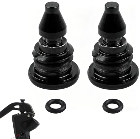 Wjelet 2 Stück Fahrrad-Entlüftungsschrauben für Bremshebel mit O-Ring,Mountainbike Scheibenbremse Titanlegierung Schraube für Magura MT2 MT4 MT5 MT7 MT8 EBT Bike