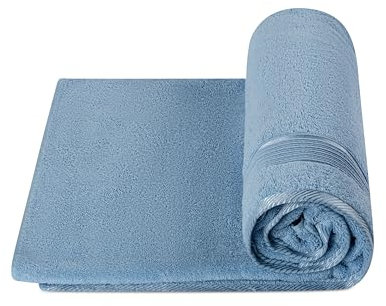 altego Asciugamano Bagno Grandi 100 x 180 cm - Telo da Bagno Grande - Telo sauna (Blu)