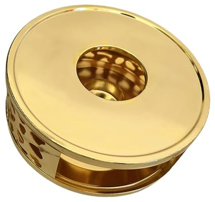 Calentador eficiente de té de retención de calor, textura de acero inoxidable 430 para varios ajustes, tetera, calefacción, accesorio de té