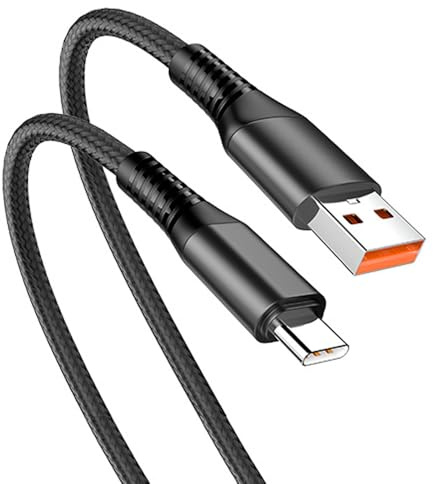 Sooiiyu Cable USB C a USB A Carga Rápida 1.2M, 3A Cable USB Tipo C Nylon | Compatible con iPhone 17/16/15 Pro Max, MacBook, Samsung Galaxy S25/S24/S23/S22/S21, Huawei, Pixel
