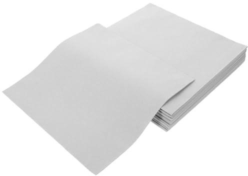 Gogogmee 25 Stück 25 Stück Einweg Papierservietten Leinenoptik 20X20cm Saugfähige Stoffähnliche Gästetücher Grau für Hochzeit Party Gastronomie