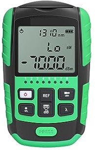 LLOOPK Tester fibra ottica, Tester ottico multifunzionale del misuratore di potenza 4 in 1 ， Test cavo rete tester guasto LAN disconnesso(YYS-GC65AP 15mW)