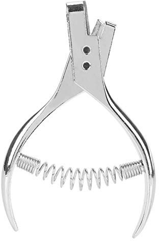 VOBOR Muster Notcher Schneider Nähzange, Lochzange 2mm, Stahl Pattern Notcher Designer Schneider-Nähzange Pattern Marking Tool Fest und langlebig 10.5x7cm