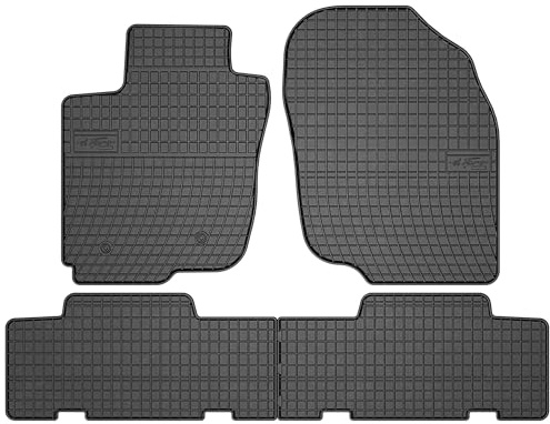 MOTOS Gummimatten Auto Fussmatte passend für Toyota RAV4 III 2005-2012 Verbessern Sie Ihren Reisekomfort mit Antirutschmatte Auto- Allwetter fußmatten Auto, Schutz vor Verschmutzung