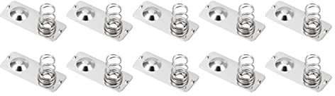 QUARKZMAN AAA Batterie Plaque x 20PCS Négatif à Positif Convertir Ressort Contact 21mm x 9mm