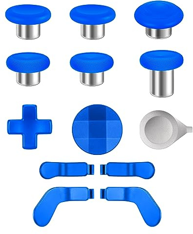 Palillos magnéticos 13 en 1 analógicos de repuesto para joystick de repuesto, kit de accesorios de reparación con 4 palas, 2 almohadillas D, 1 herramienta para Xbox Elite Series 2 y controlador Core