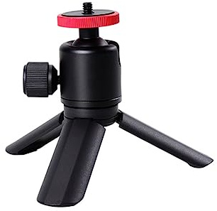 jojofuny Mini-kugelkopf Mit Gewindemontage Stativ-kugelkopf Für Kamerahalterung Kugelkopf Für DSLR-Kamera Kompatibel Mit LCD-Monitor Led-leuchte Mikrofon Schwarz