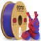 Eono Dual Zweifarbig PLA Filament 1.75mm für 3D Druck, 3D Drucker Filament 1kg Spule +/- 0,03 mm(2.2lbs), Matt Rot Blau