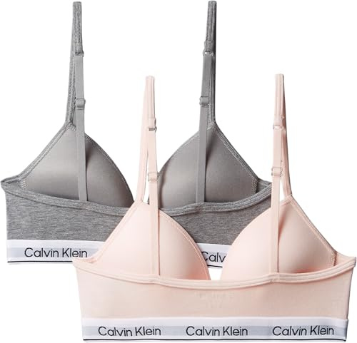 Calvin Klein Mädchen 2er Pack BH Bralettes Triangel