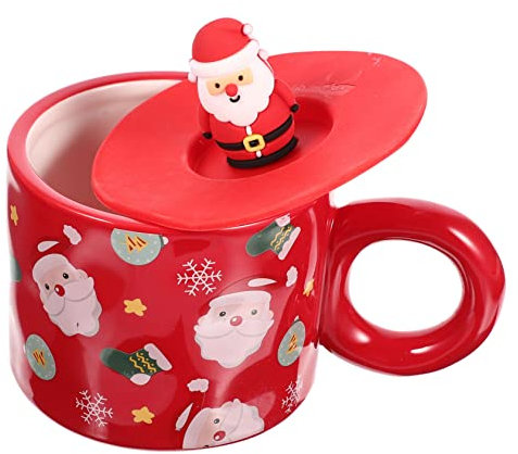 TOPBATHY Weihnachtsmuster Keramik Tasse Entzückende Weihnachten Themen Tasse Für Weihnachten