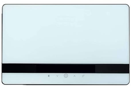 LYXXJRYBHD Chauffe-Eau avec Affichage LED, Chauffe Eau Gaz, Chauffe-Eau Électrique, Chauffe-Eau Instantané, Conversion de Fréquence(White)