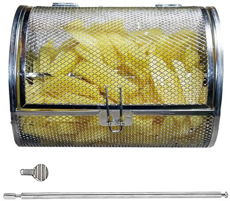 Cestello Rotante Per Friggitrice Ad Aria Tostacaffè Girarrosto Griglia