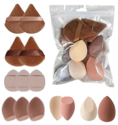 14pcs Spugna Per Sfumare Il Trucco, Multicolore Makeup Sponge Set, Spugnetta Di Bellezza Per Trucco, Set Di Spugne Per Fondotinta Per Frullatore Per Truccos Per Correttore Fondotinta