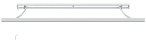 Einziehbare Kassettenmarkise mit Handkurbel aus Metall und Polyester, manuelle Kassettenmarkise für Terrasse, schmutzabweisende Markise mit Wandhalterung, weiß 300 x 250 cm