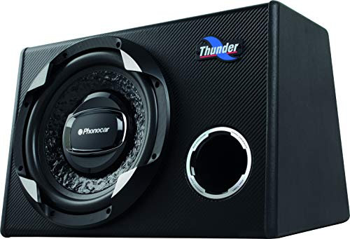Phonocar 02946 Auto attiva alloggiamento subwoofer, 30cm/300mm - nero