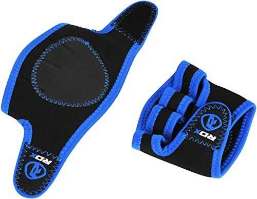 WAN-G3U RDX Presine da Palestra in Neoprene Blu Taglia Unica. Venduti in Coppia.
