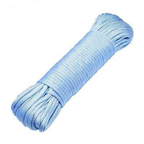 DonDon 30 Meter langes Stoffband Nylon-Schnur Paracord-Seil Survival Band zum Basteln und für Outdoor Camping Aktivitäten 4 mm
