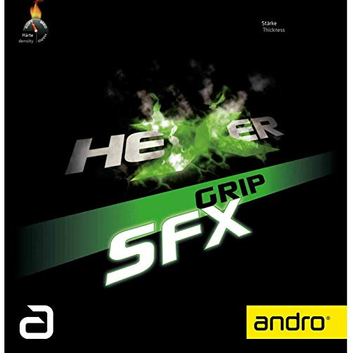 ANDRO Belag Hexer Grip SFX Farbe 2,1 mm, rot, Größe 2,1 mm, rot