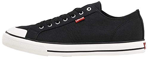 Levi's Hernandez, Zapatillas Hombre, Negro (Regular Black), 45 EU