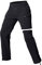 Cycorld Damen-Wanderhose-Zip-Off-Trekkinghose, Atmungsaktiv Wanderhose Damen Schnell Stretch Trekkinghose Abnehmbar Zip Off Outdoorhose Sommer Hiking Pants Funktionshose (Schwarz, L)